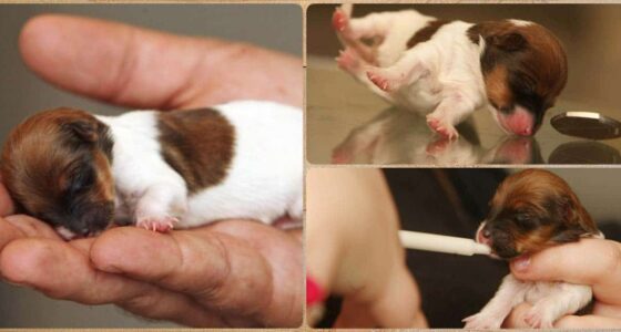 Meet the tiny Jack Russell Chihuahua cross puppy whose face is the size of a 50p piece