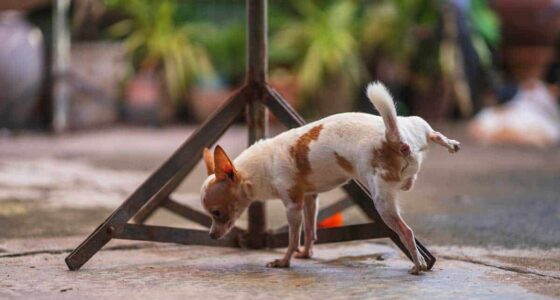 chihuahua pee outdoor 1