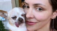 Katherine Mcphee and Chihuahua