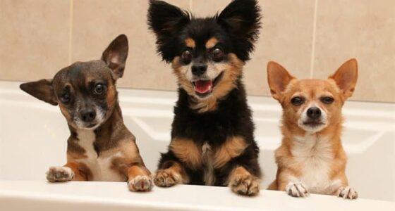 thumb2 chihuahua three different colors cute little dogs bathroom decorative dog breeds