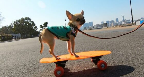 1 PAY SKATEBOARDING DOG 2
