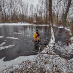 South Haven Firefighter braves icy Waters to save Chihuahua