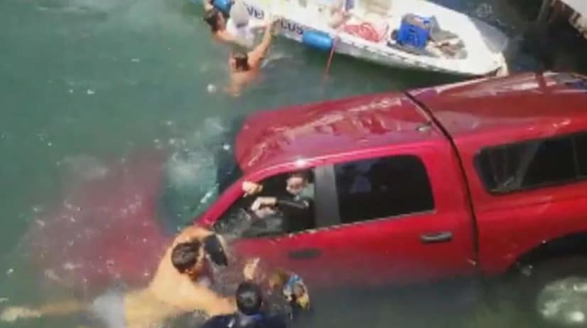 Dramatic Rescue of Woman, Son, and Chihuahua Caught on Camera at California Marina