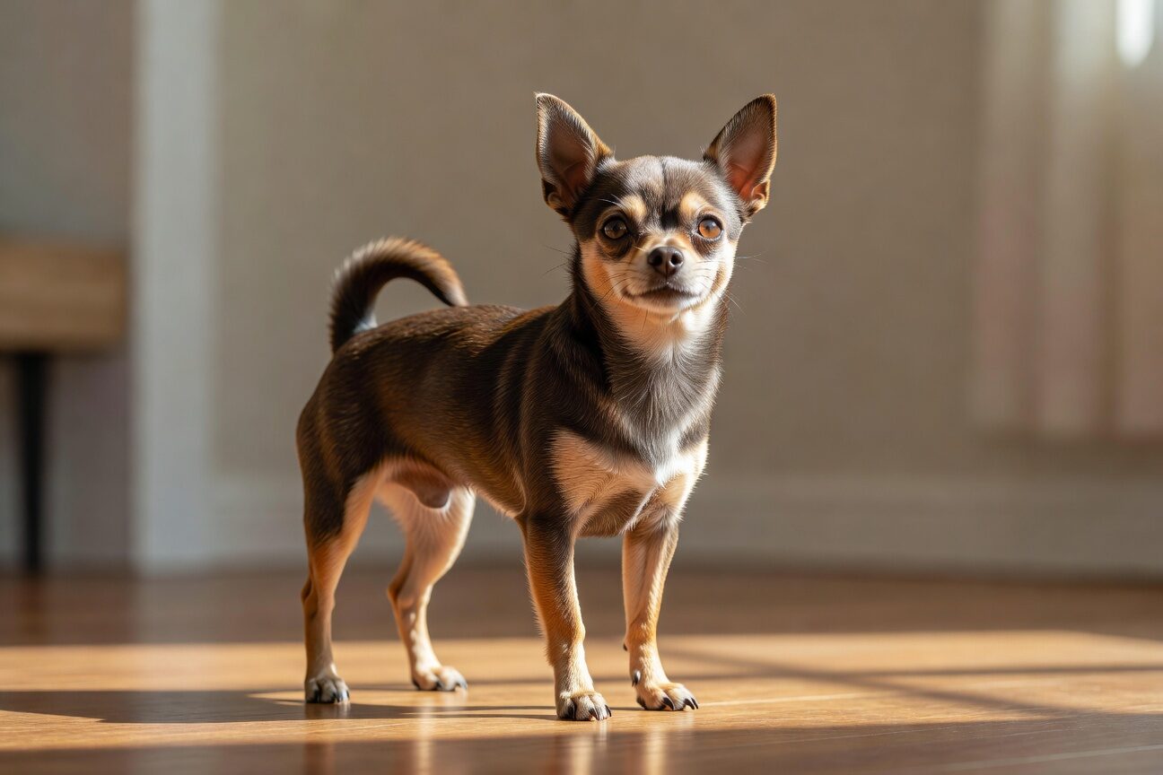 Healthy chihuahua with shiny coat