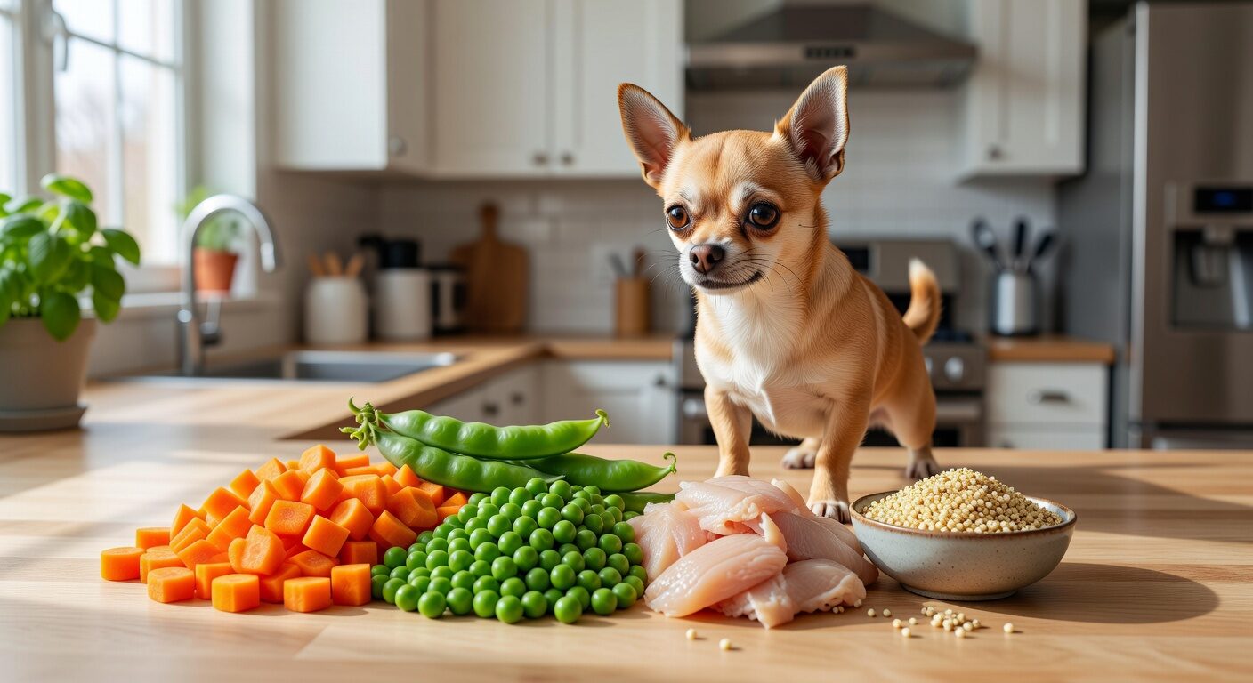 Healthy food ingredients for chihuahua