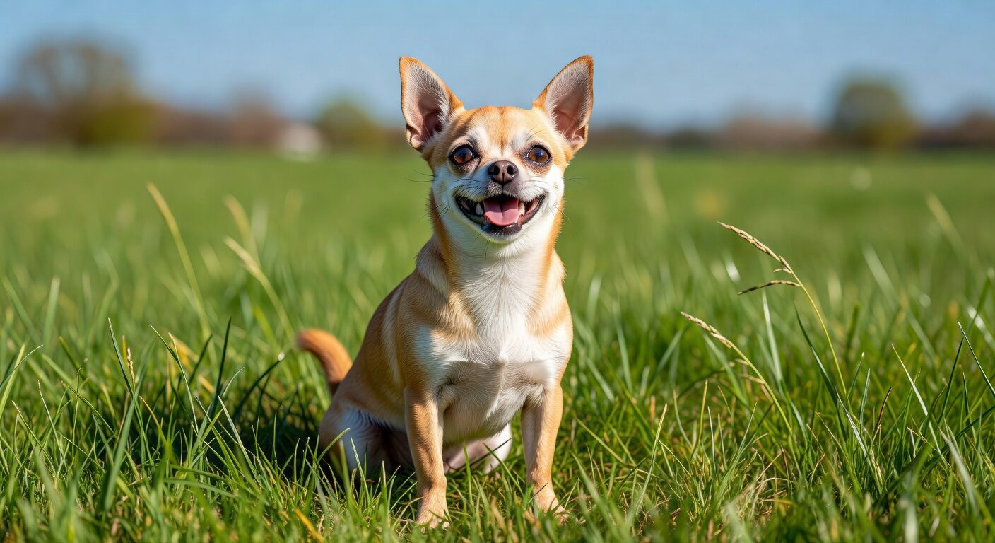 Healthy happy chihuahua enjoying the outdoors Healthy happy chihuahua enjoying the outdoors