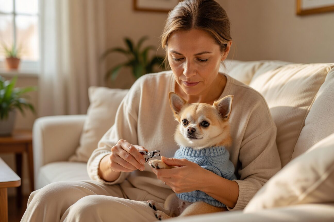 Trimming chihuahua nails