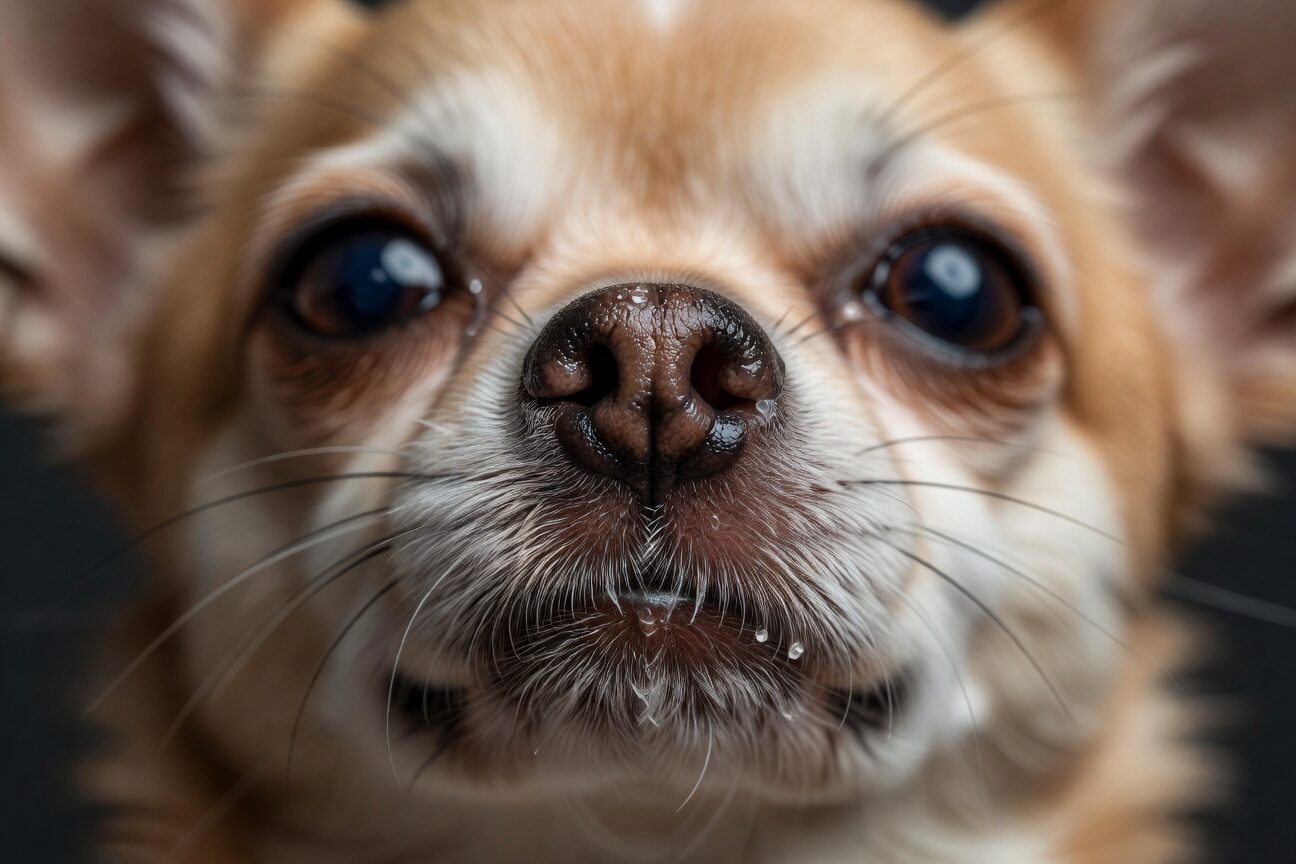 The chihuahua nose that detected cancer Close up of a chihuahua nose showing the remarkable sense of smell