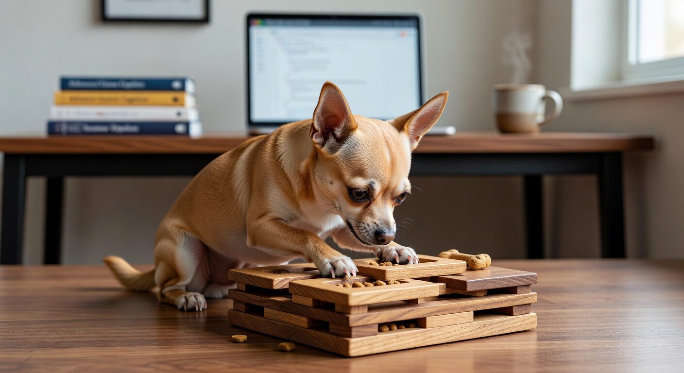 Chihuahua puzzle toy