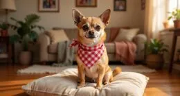 Rescued chihuahua happy and healthy in new loving home