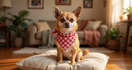 Rescued chihuahua happy and healthy in new loving home