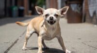 Chihuahua Biting Problem - Chihuahua showing warning signs before biting