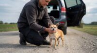 Story Driver Rescuing Chihuahua Roadside