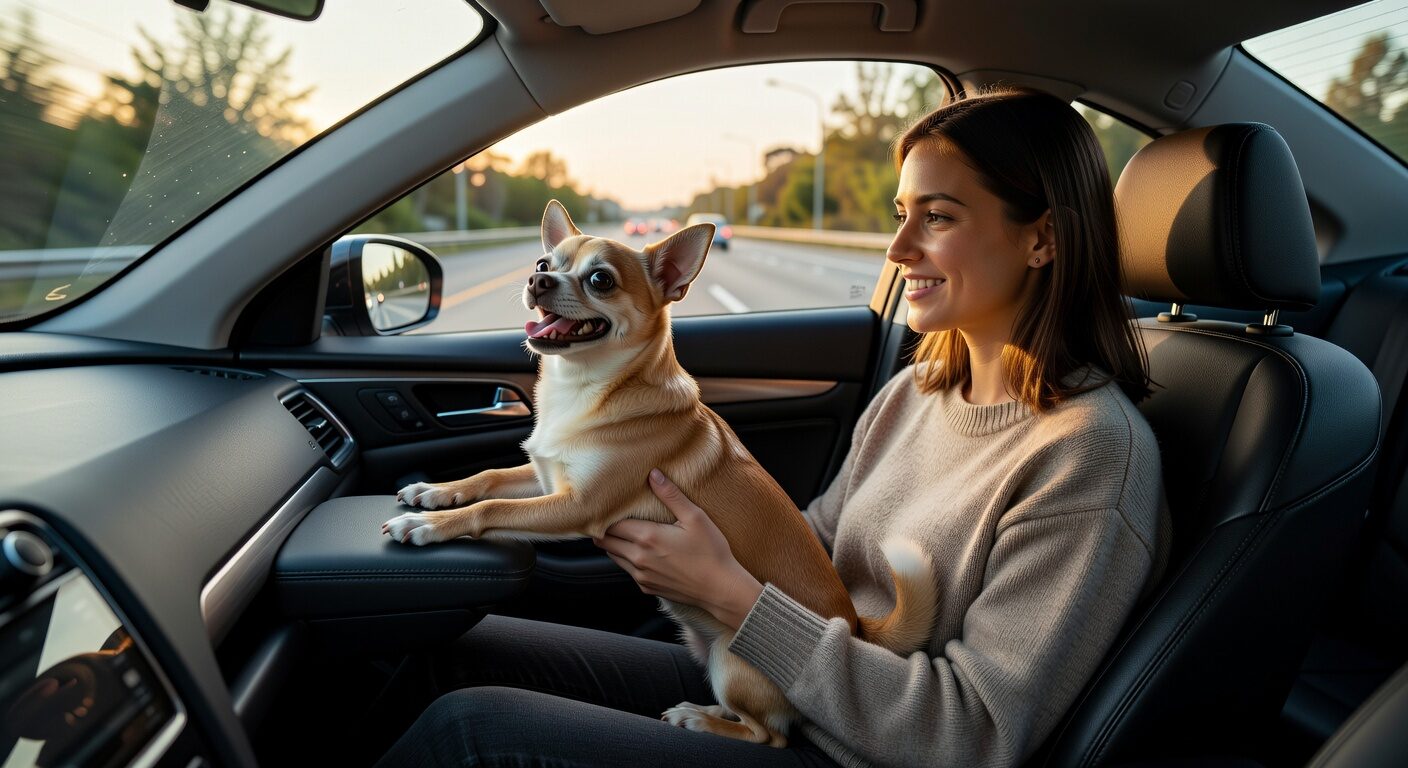 Rescued chihuahua heading to new home