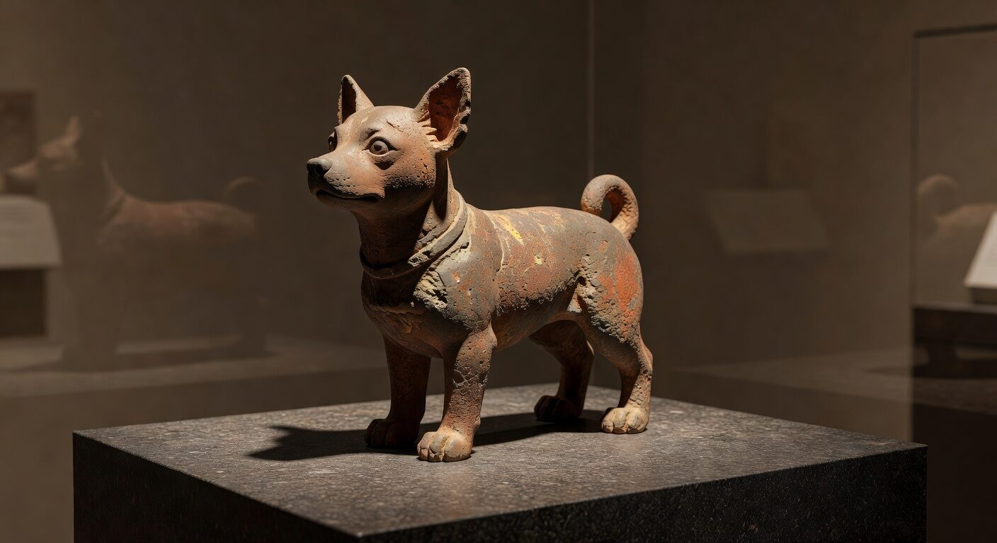 Ancient Techichi dog figurine the ancestor of the chihuahua Ancient Techichi dog figurine the ancestor of the chihuahua